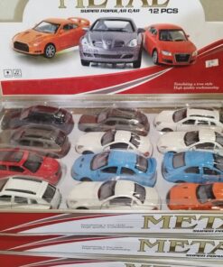 Метална кола малка 12 бр 23808